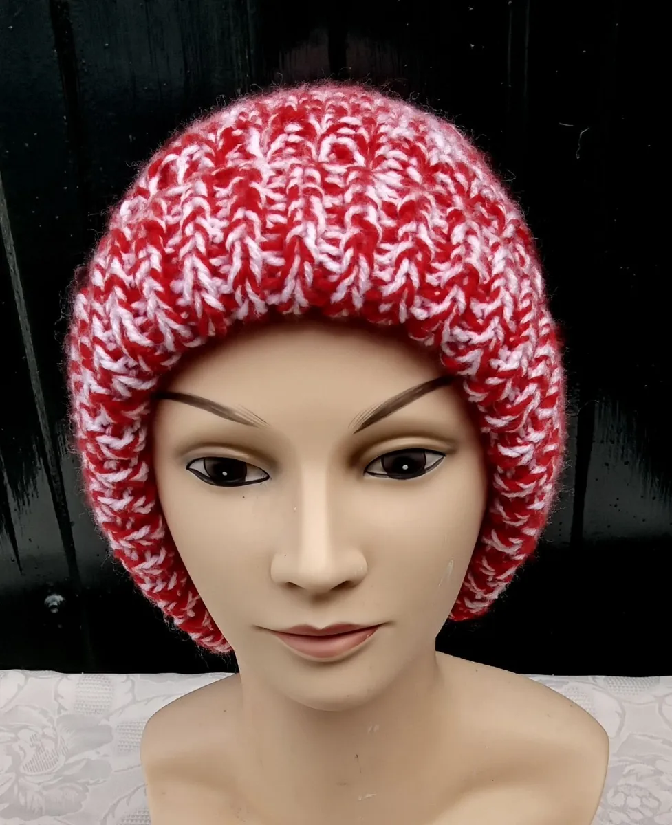 Handknit Ladies Winter Hat. - Image 1
