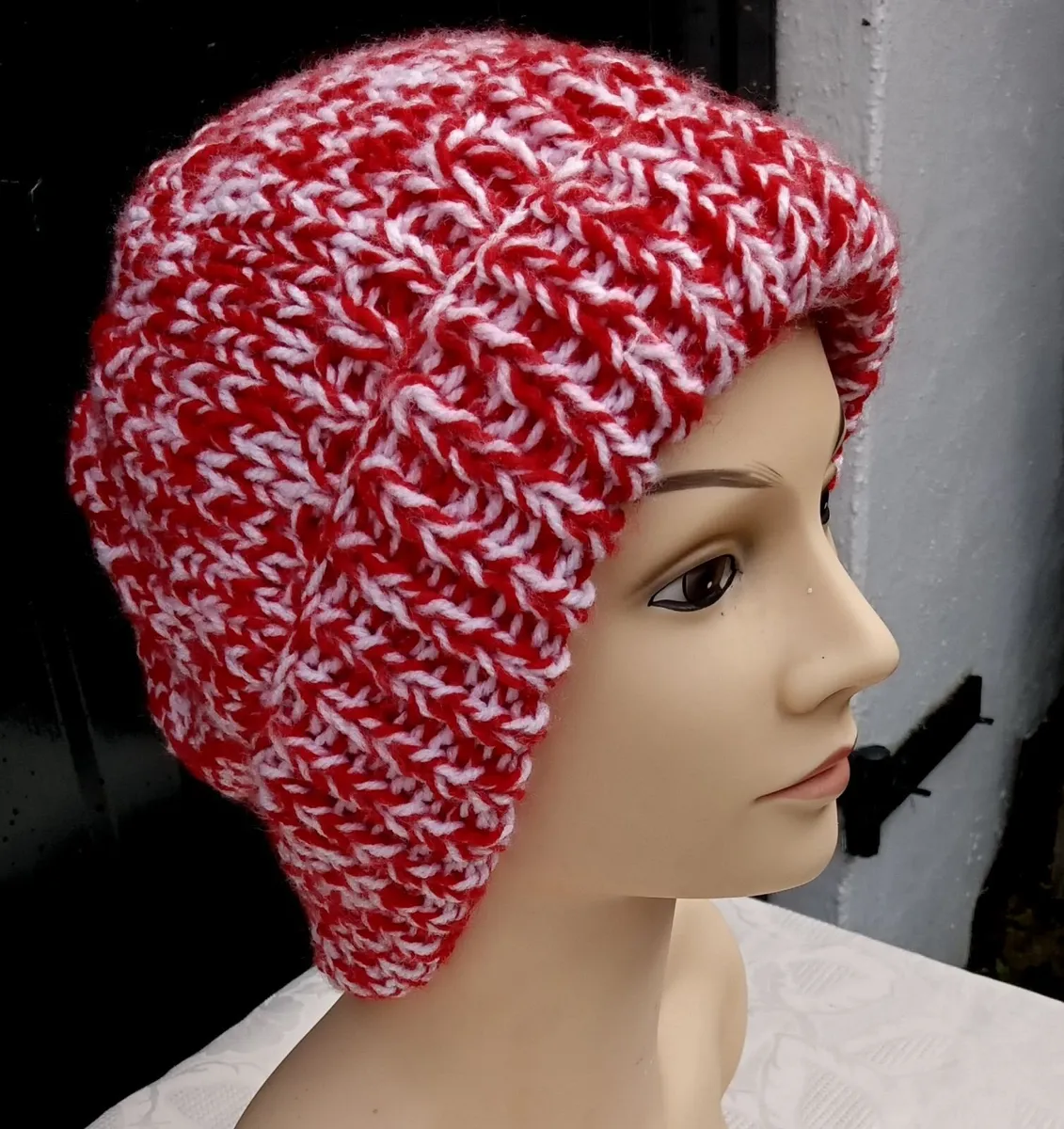 Handknit Ladies Winter Hat. - Image 2