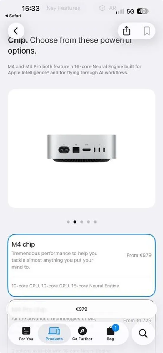 Apple Mac mini M4 | 16GB Barely Used - Image 1
