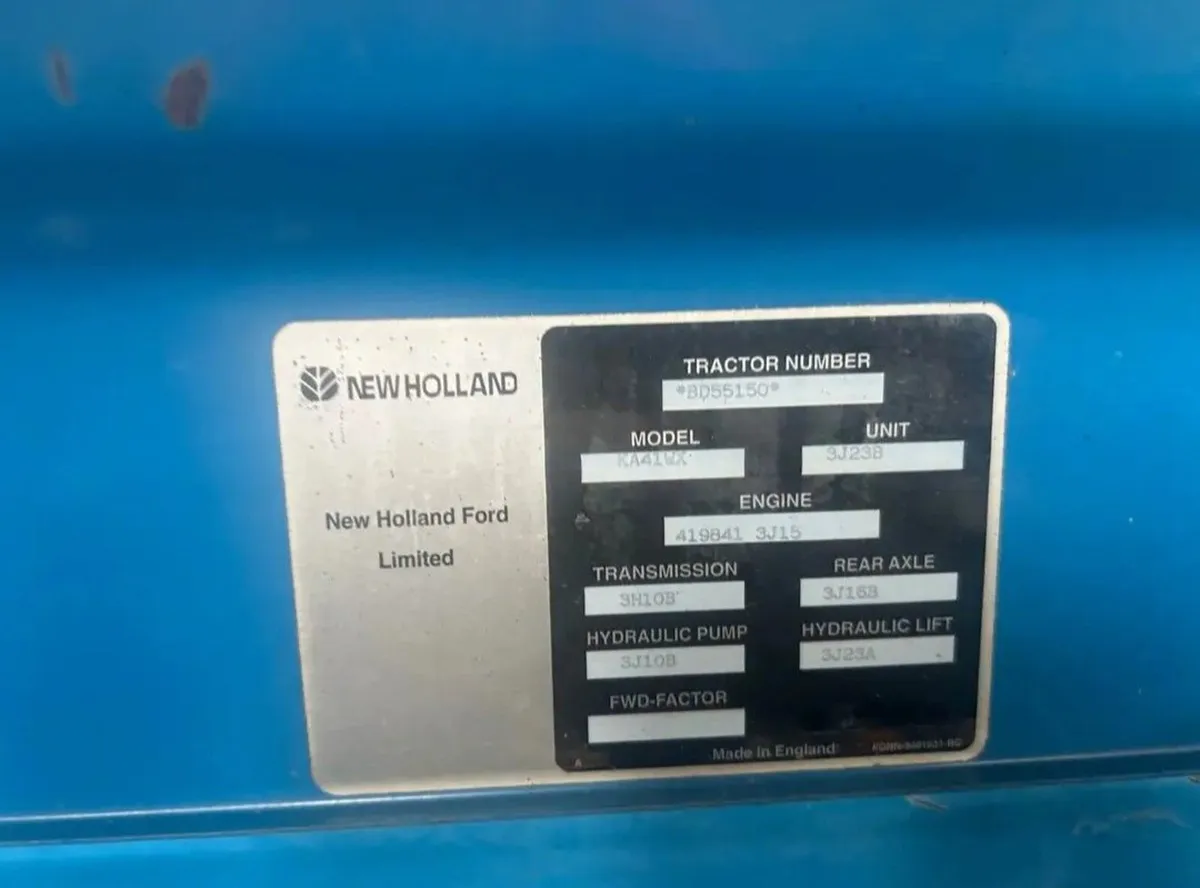 🔵 FORD NEW HOLLAND 4130 4WD - Image 3