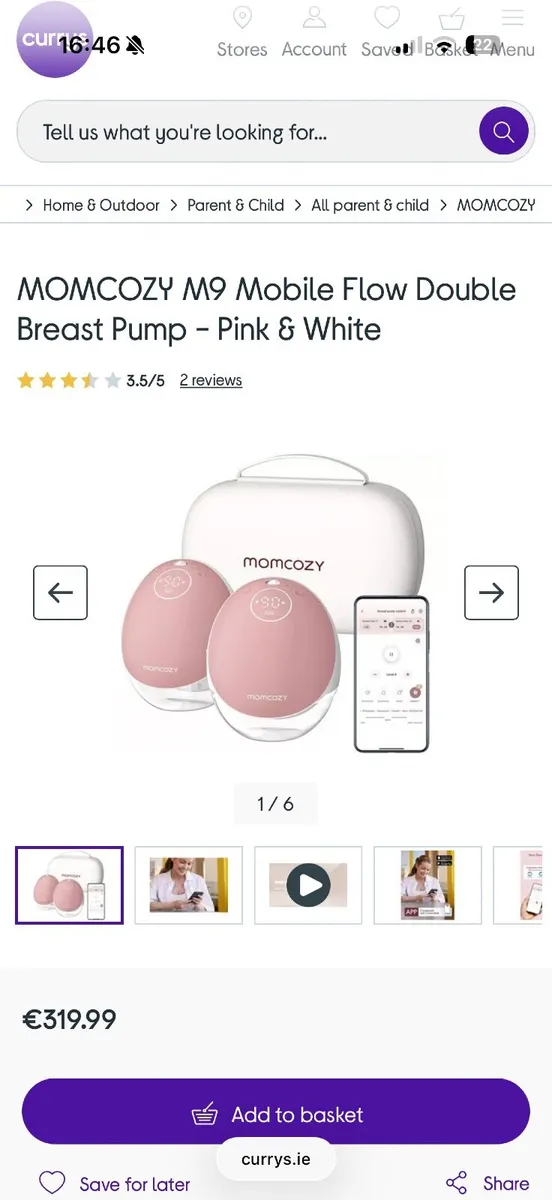 Momcozy m9 double wearable breast pump bundle+ - Image 3