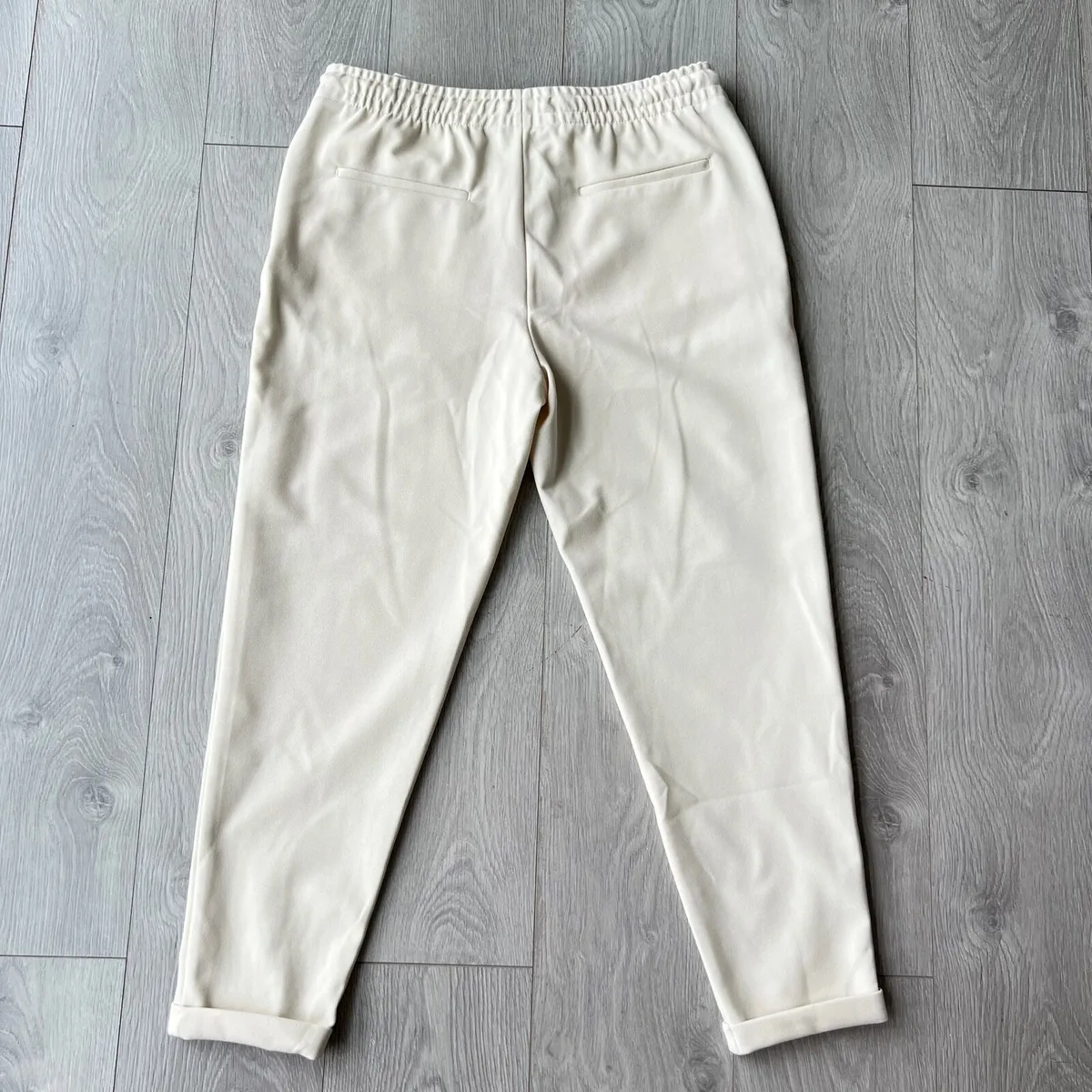 Zara Men’s Cream Trousers XL – NEW - Image 4