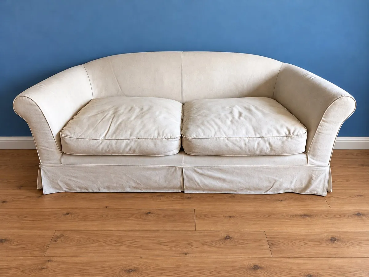Cream 3+2 Seater Sofa Set – FREE Delivery - Image 3