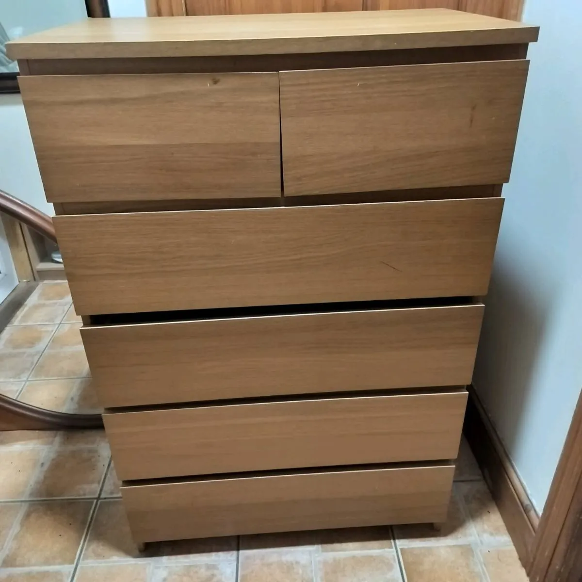 Chest of 6 drawers Malm - Image 1
