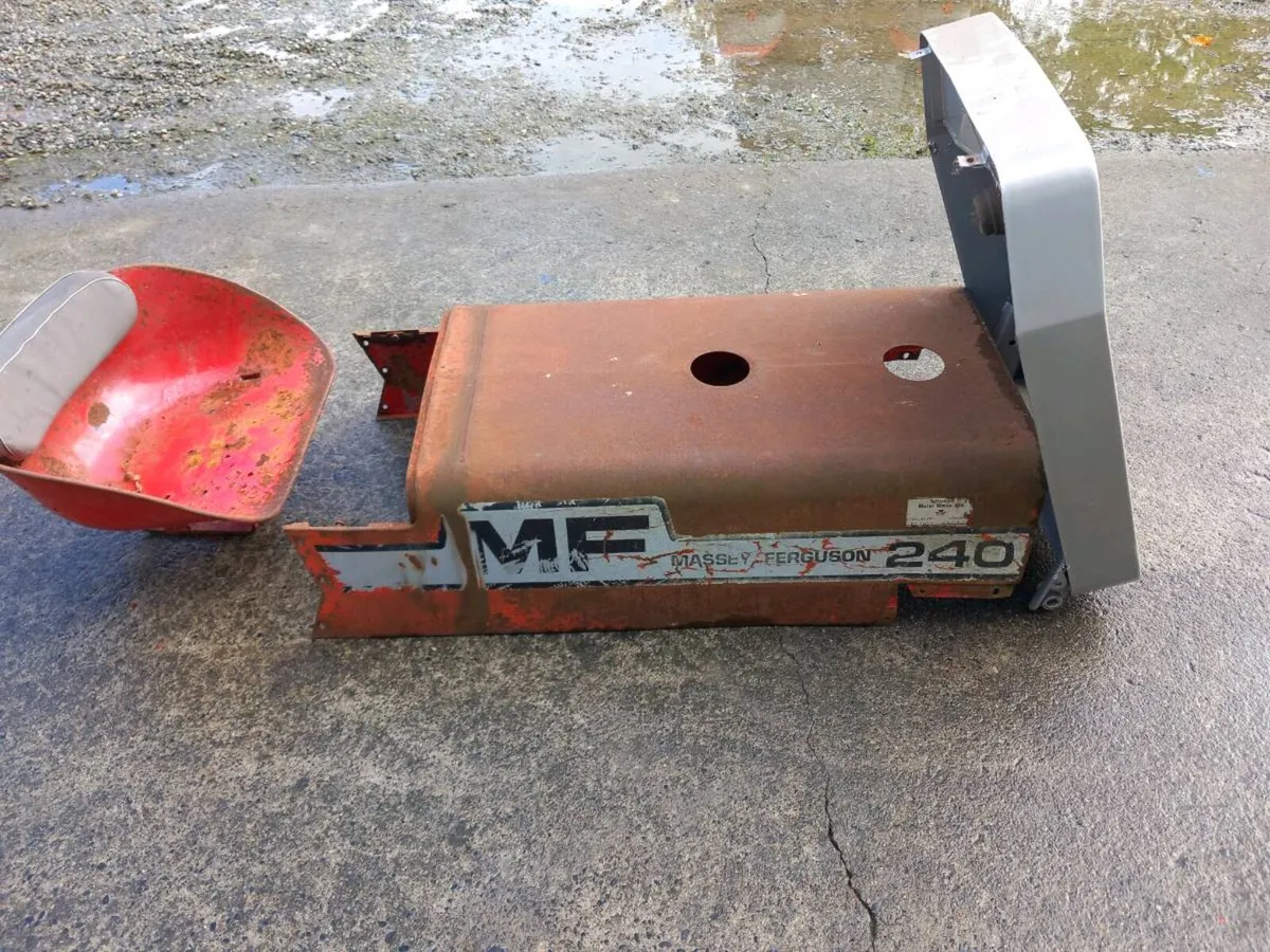 Bonnett Nose cone Grill  seat  Massey 240 - Image 1