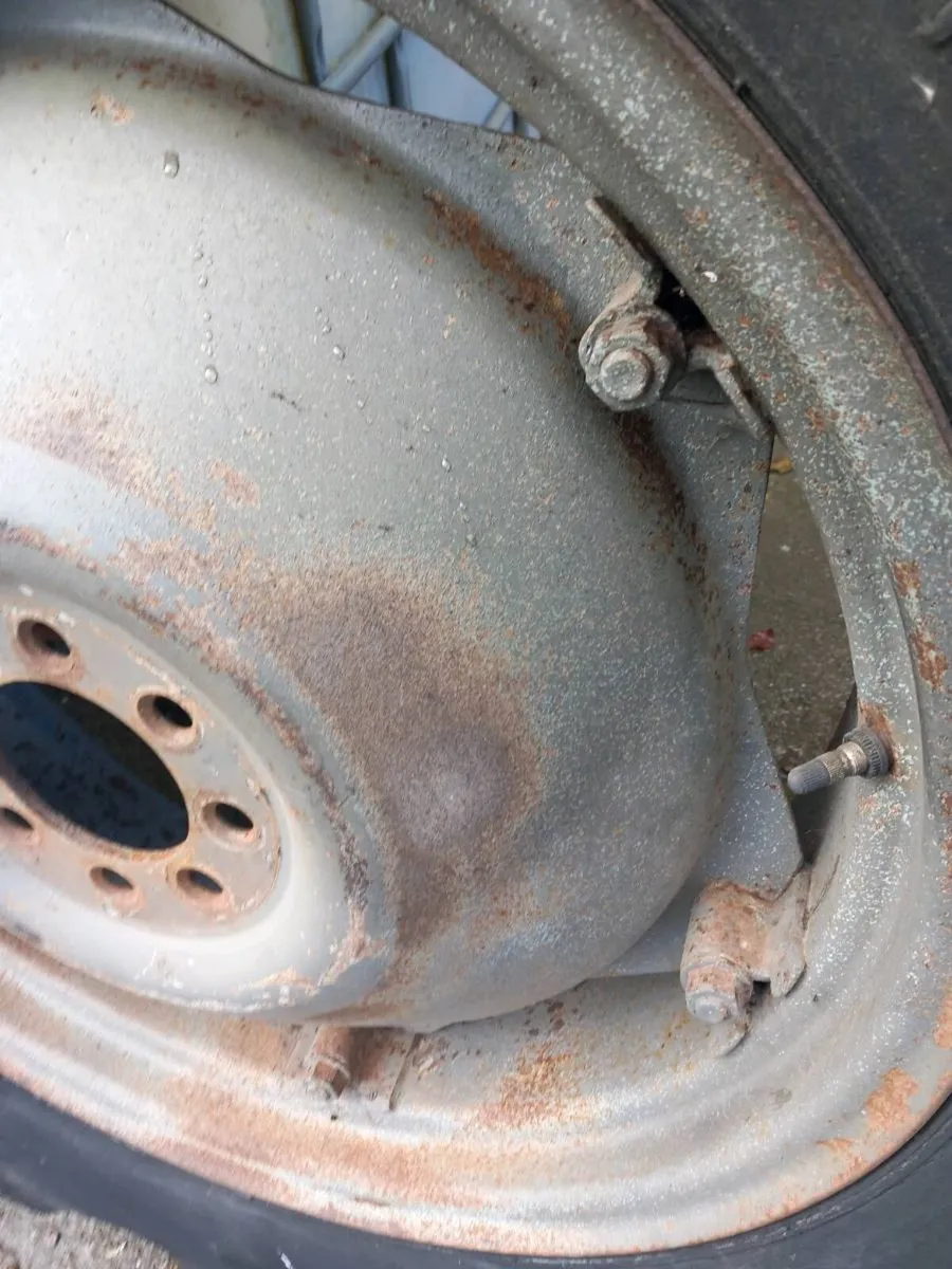 2 wheels and 2 spare Tyres For ,20 D ,135 - Image 3