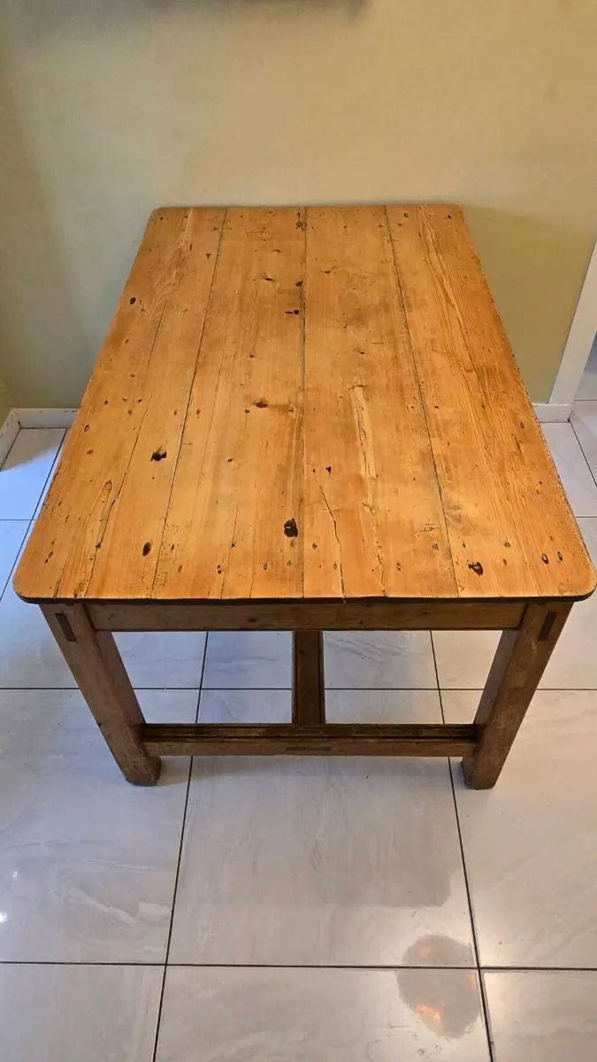 Antique Farmhouse Table - Image 2