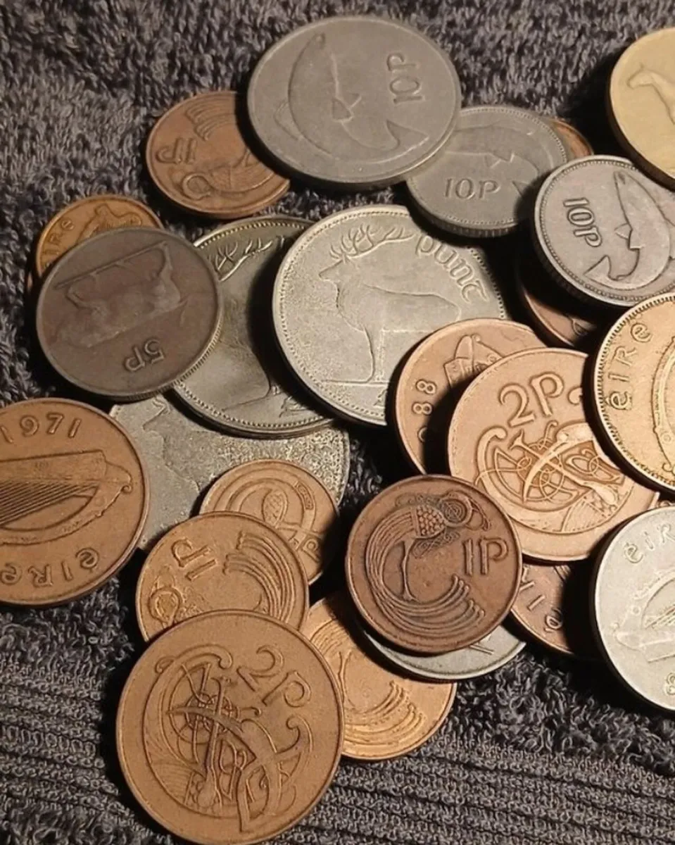 JOB LOT OF IRISH COINS - Image 2