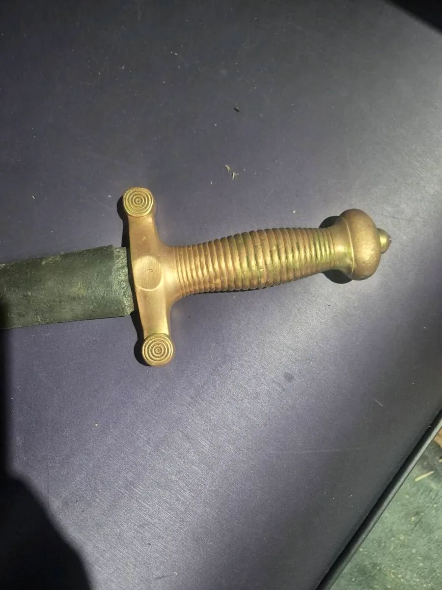 Old sword or bayonet. - Image 4