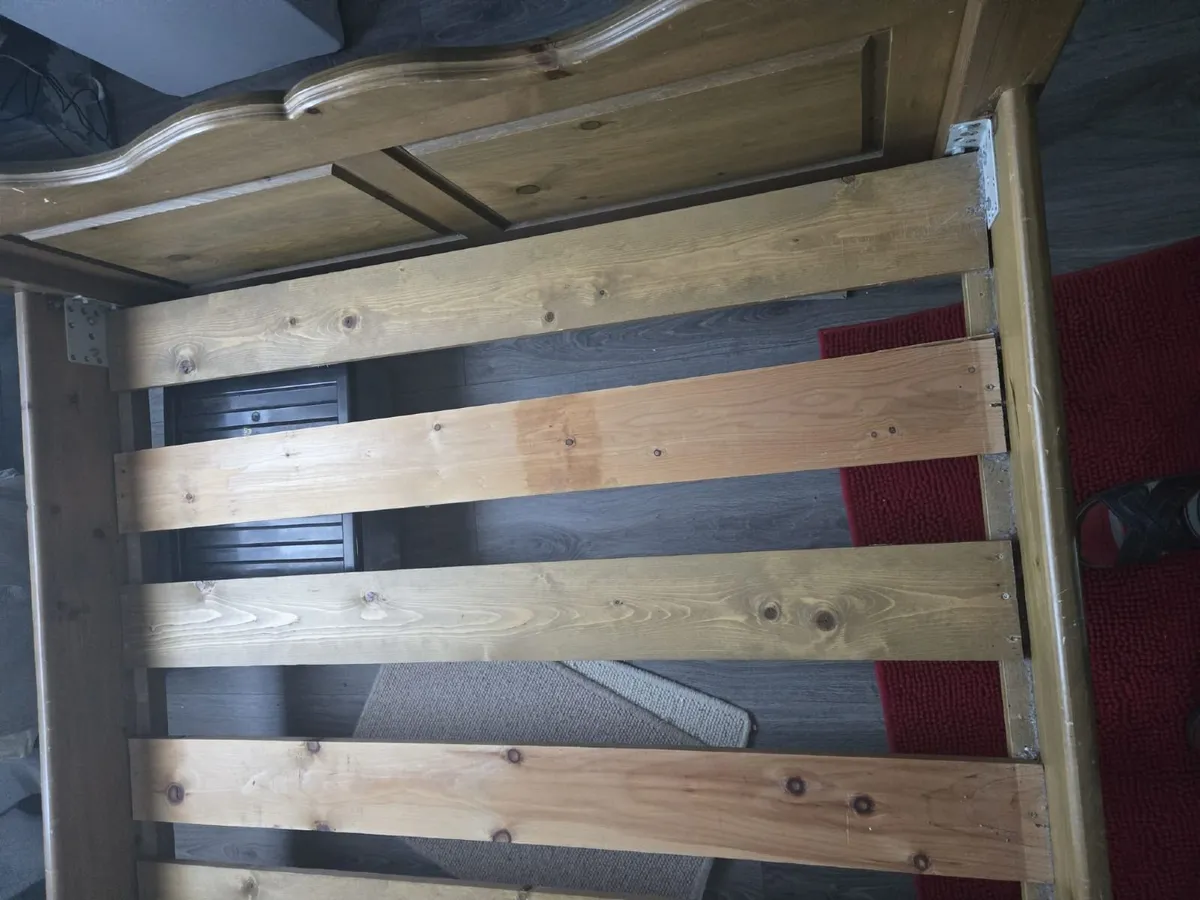 Wooden bed frame - Image 4