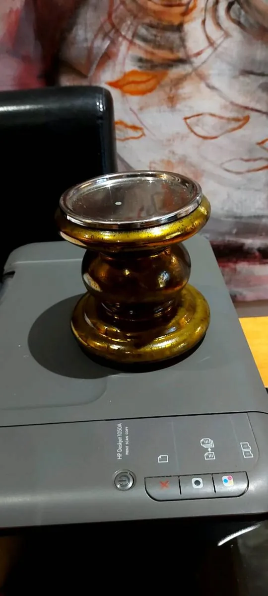 Vintage Christmas Candle Holder - Image 3