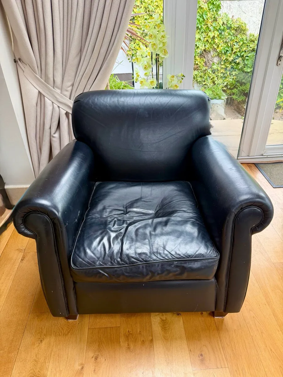 Leather armchair - Image 1