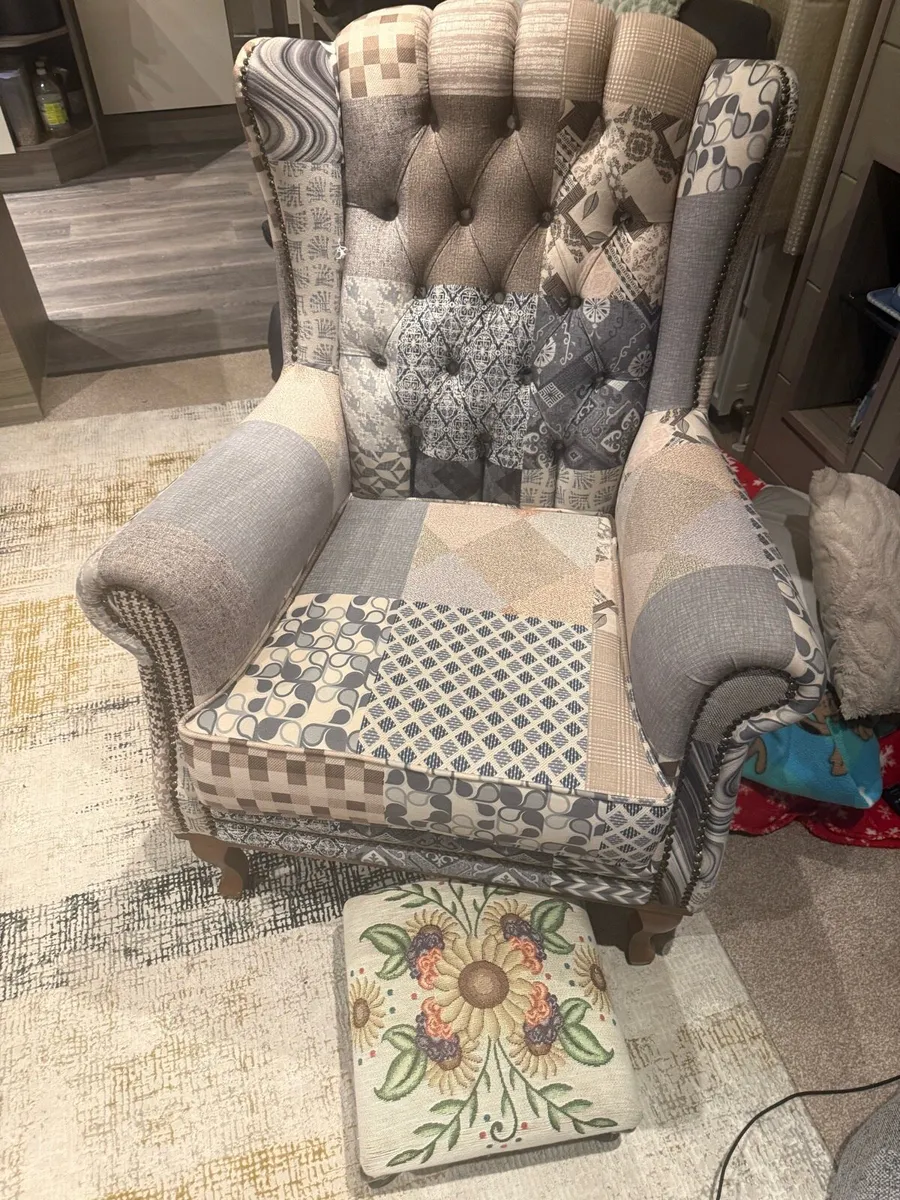 Wing Back fireside chair - Image 1