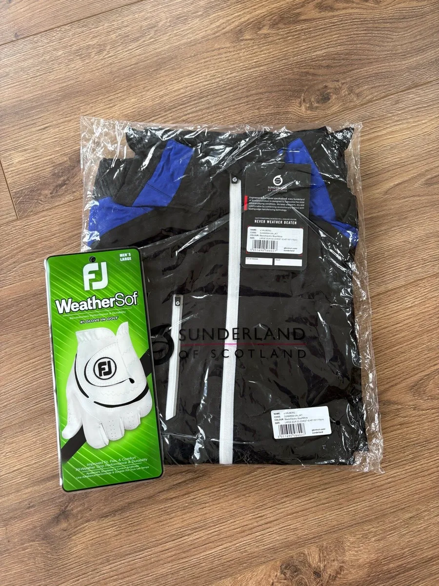 Sunderland Waterproof Jacket + Footjoy Glove - Image 1