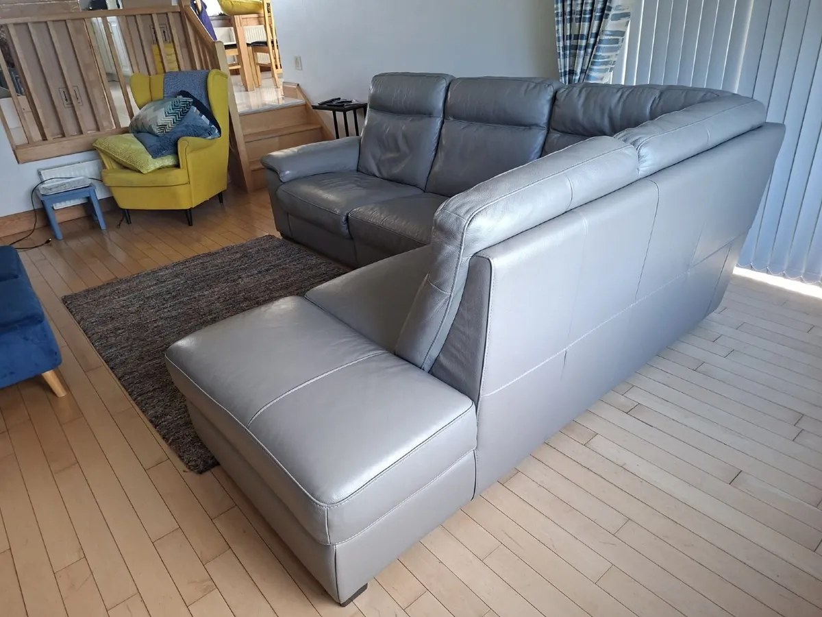 Leather Corner Sofa - Image 3
