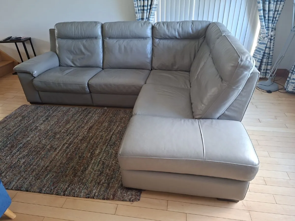 Leather Corner Sofa - Image 2