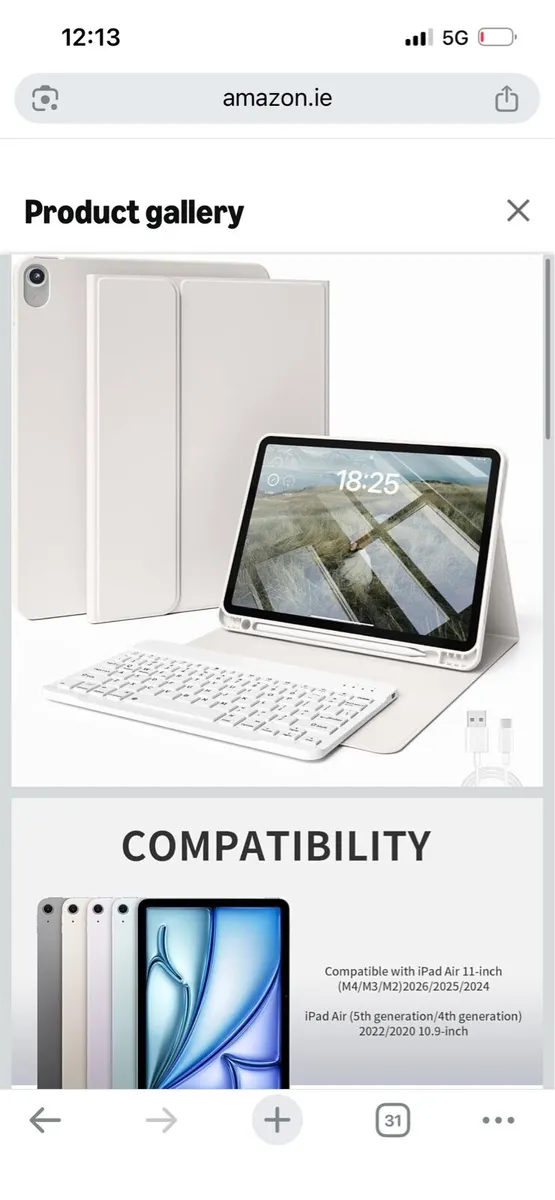IPAD air cover and keyboard - Image 3