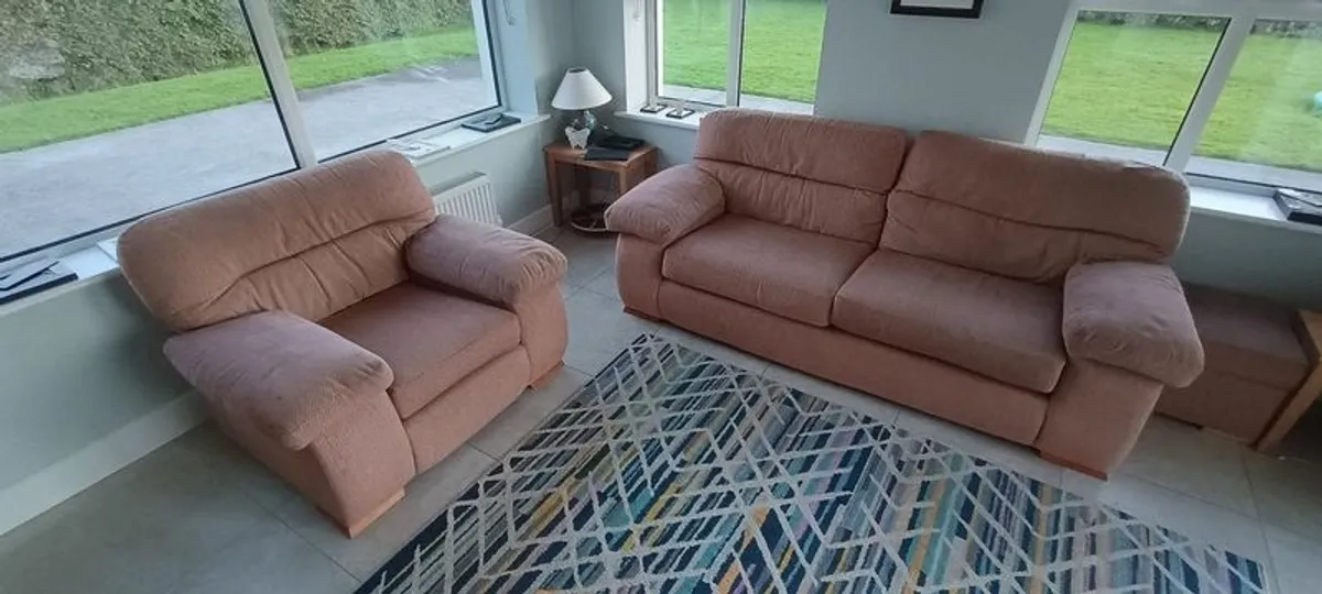 Large 4-Seater Couch, Armchair - Image 3