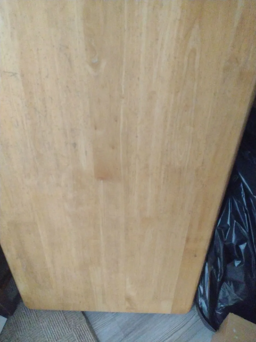 Very heavy Oak table top - Image 2