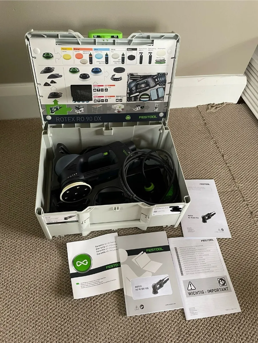 Festool Rotex RO90 FEQ Plus 230v geared eccentric - Image 1