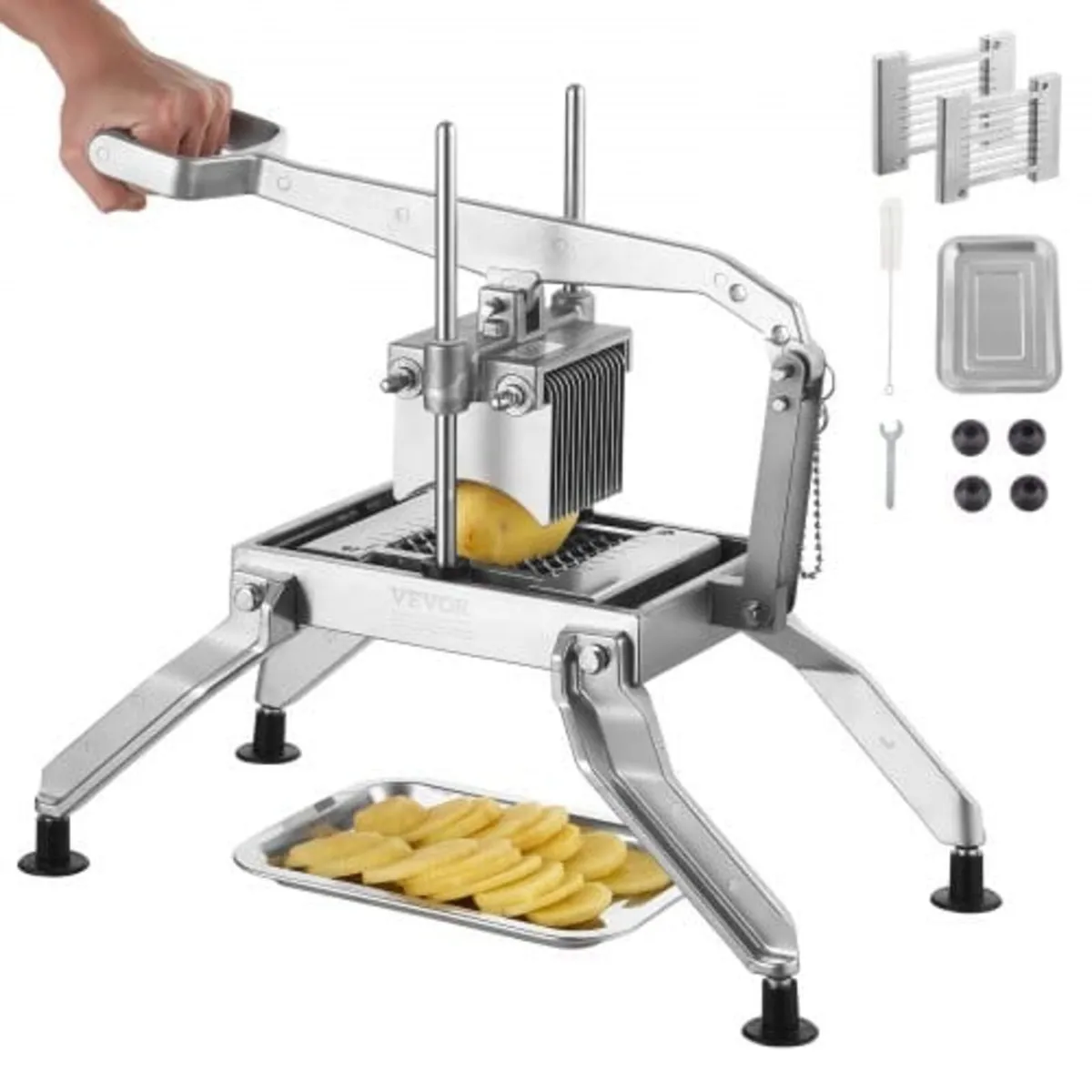 Commercial Vegetable Slicer, 3/8 and 3/16 inch Tom - Image 1