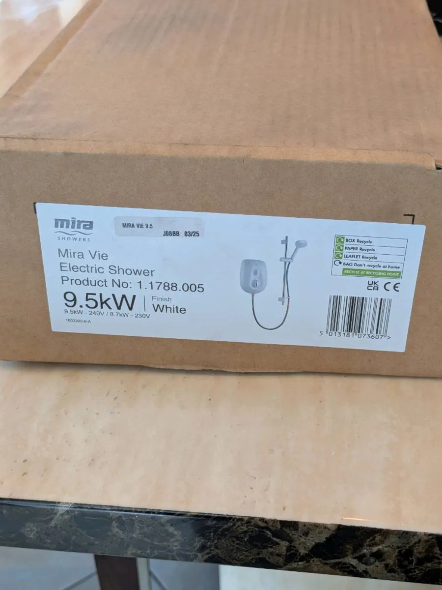 Mira Vie 9.5kW Electric Shower - Brand New - Image 1