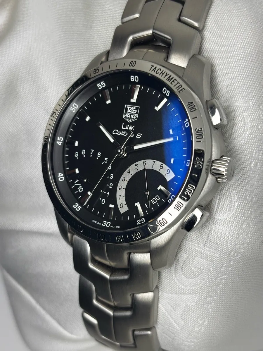 TAG Heuer Link Calibre S Chronograph Men's Watch - Image 4