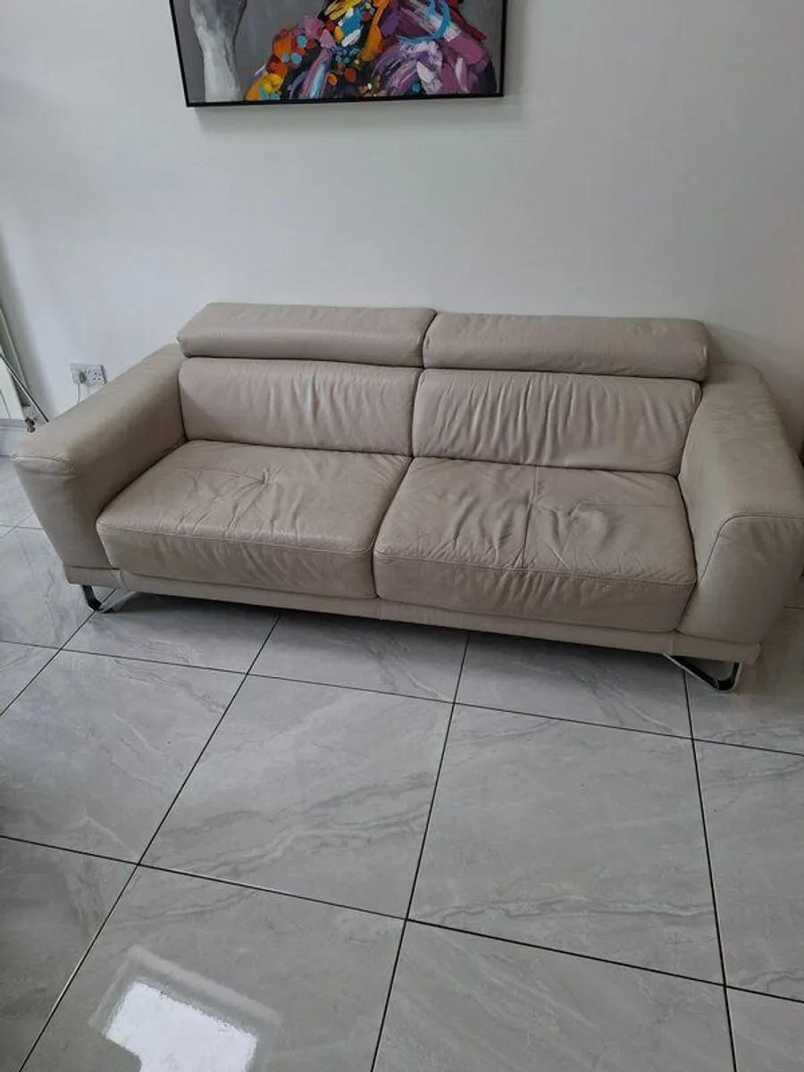 Leather Sofa - Image 3