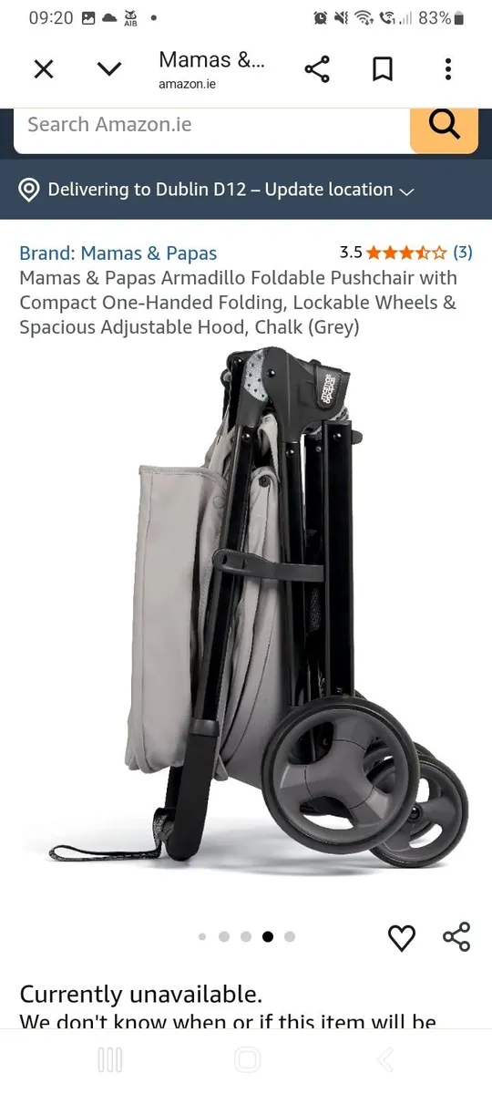 New Mamas & Papas Pushchair - Image 1