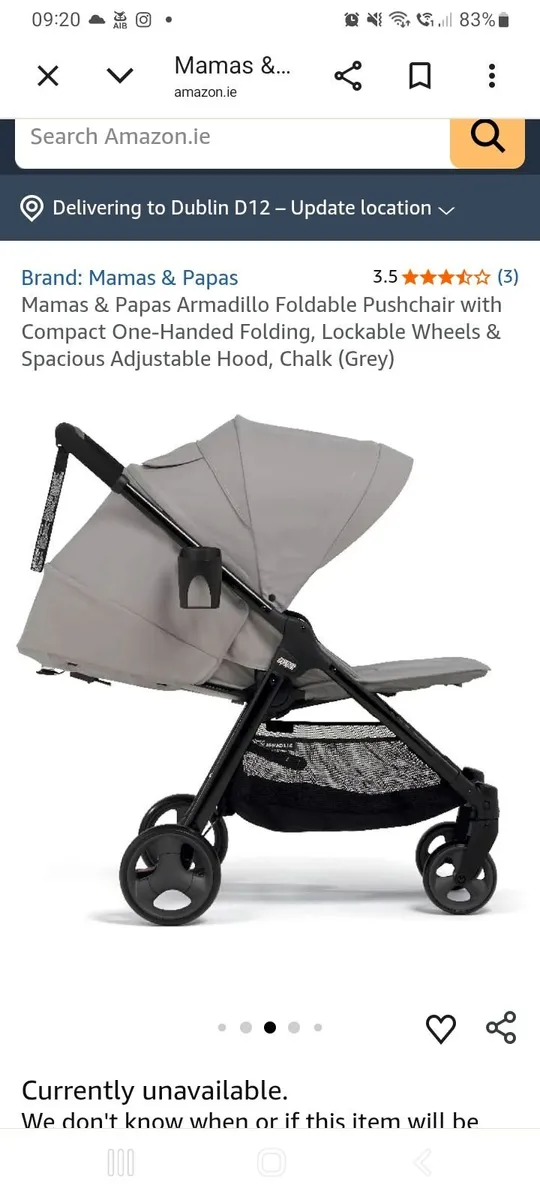 New Mamas & Papas Pushchair - Image 2