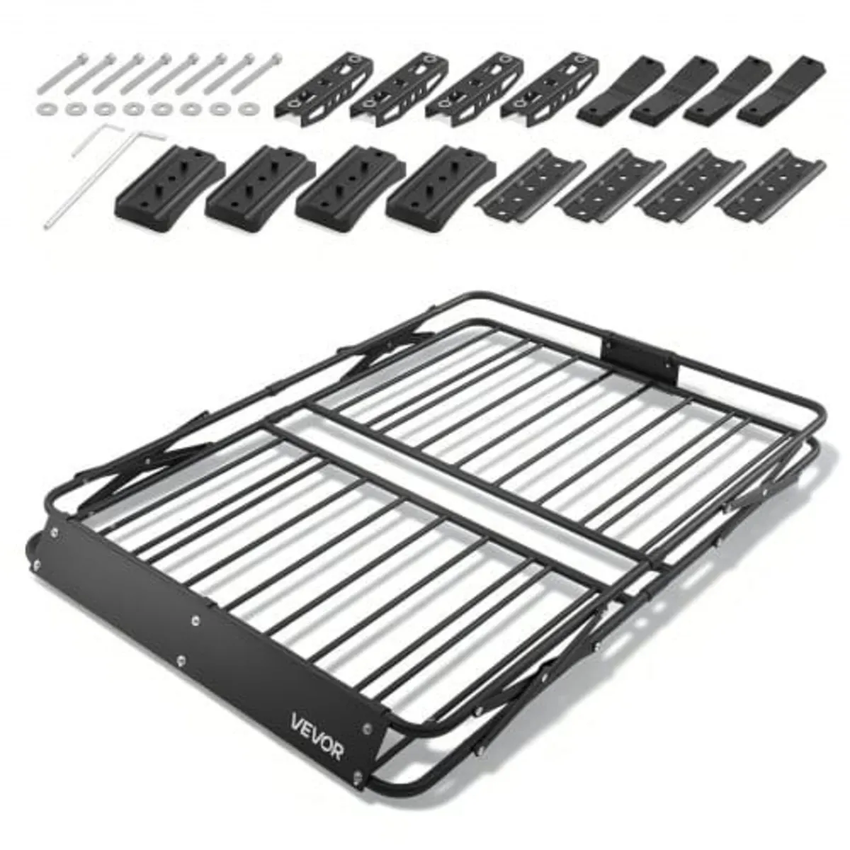 Roof Rack Cargo Basket, 1168 x 914 x 102 mm, Heavy - Image 1