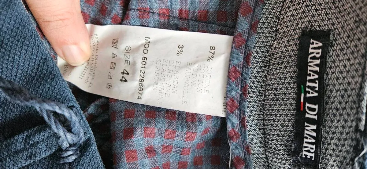 2 Navy Trousers, Brand Armata di Mare - Image 3