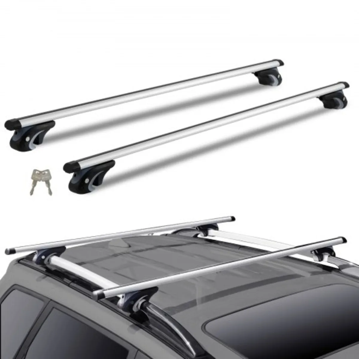 Universal Roof Rack Crossbar 135.1 cm Length for V - Image 1