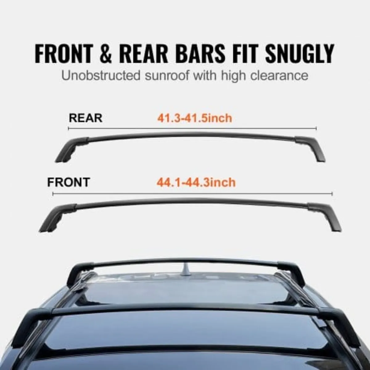Roof Rack Cross Bars, Compatible with Toyota RAV4 - Image 2