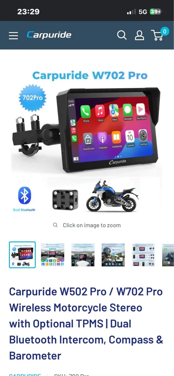 Carpuride , navigating and apple/android car play - Image 4