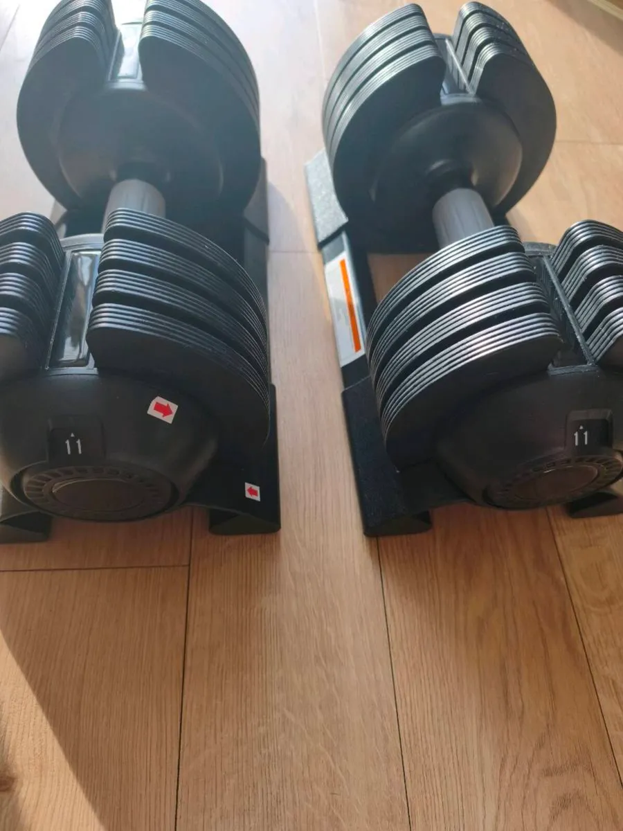Adjustable Dumbbells 2 x 20kg - Image 4