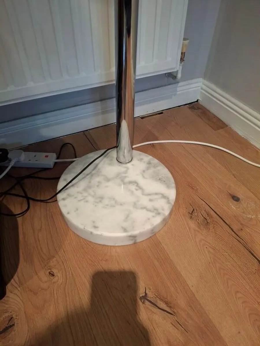 Floor standing lamp marble base - Image 3