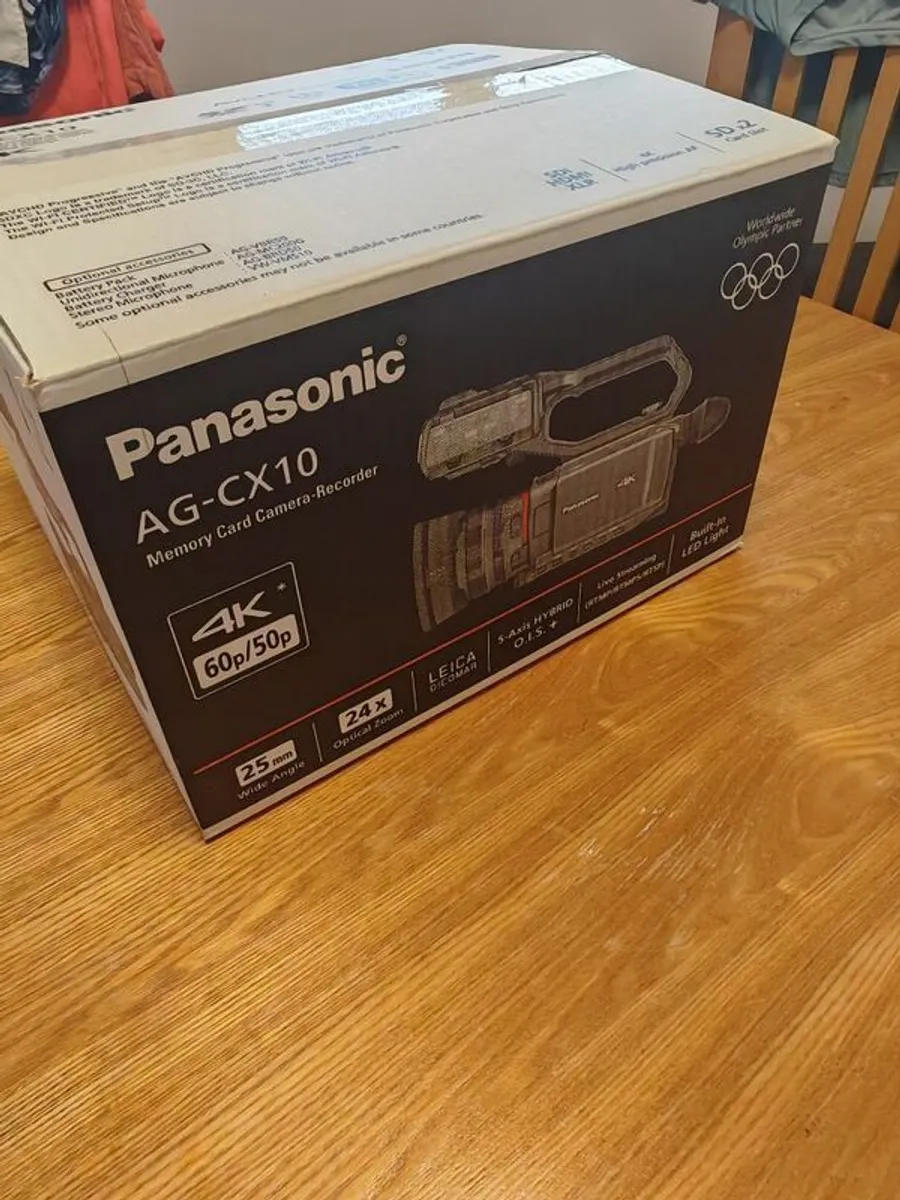 Panasonic Ag CX10 4K Camera - Mint Condition - Image 1