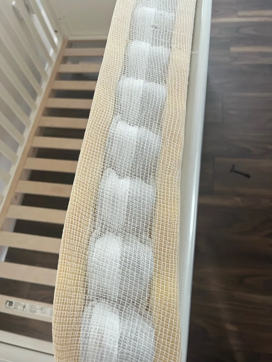 Cot bed with mattress - Image 3
