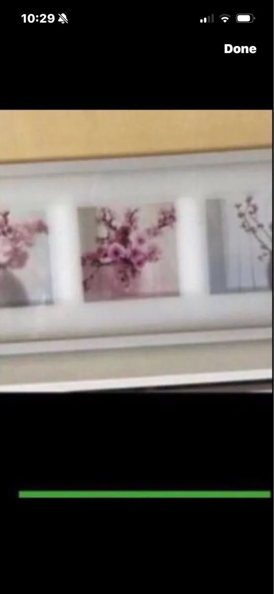 Framed Floral Prints Set - Image 1