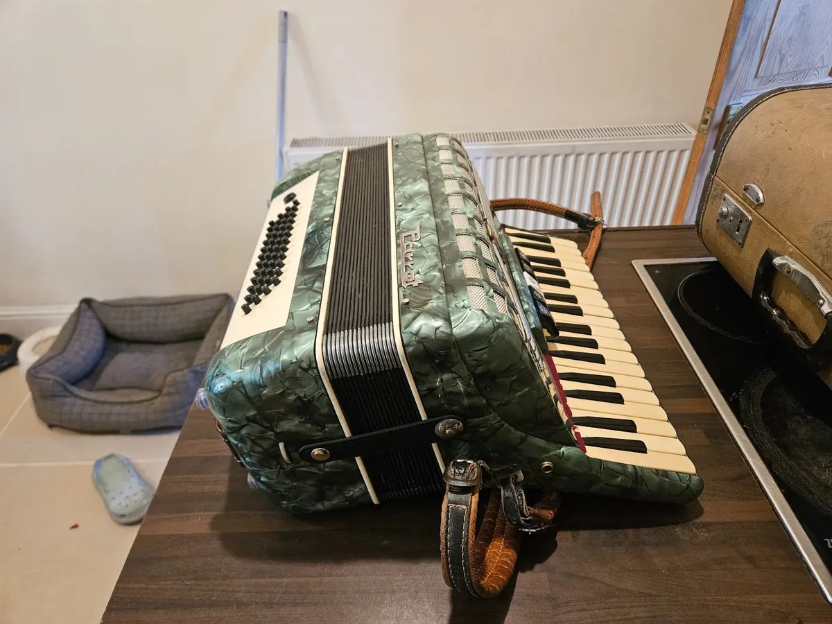 accordian  piano  lovely condition - Image 2