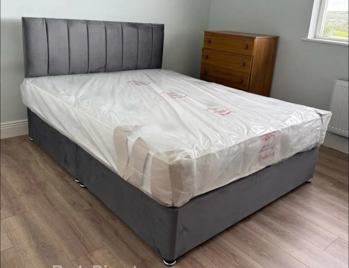 Brand New Beds Divan Beds free Delivery all Louth - Image 1