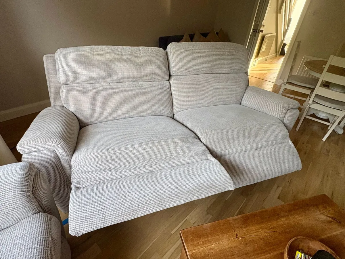 Electric Recliner Set (2 Seater and Chair) - Image 2
