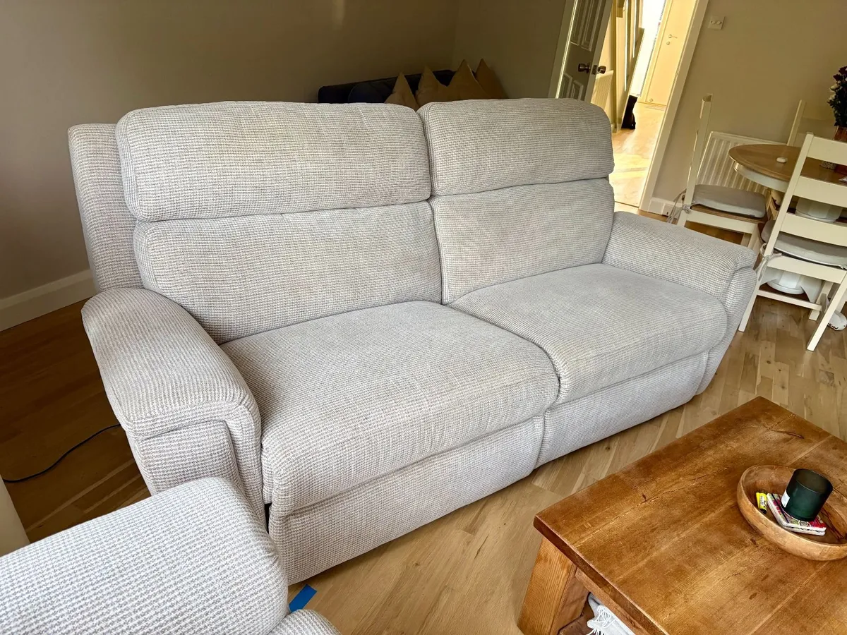 Electric Recliner Set (2 Seater and Chair) - Image 3