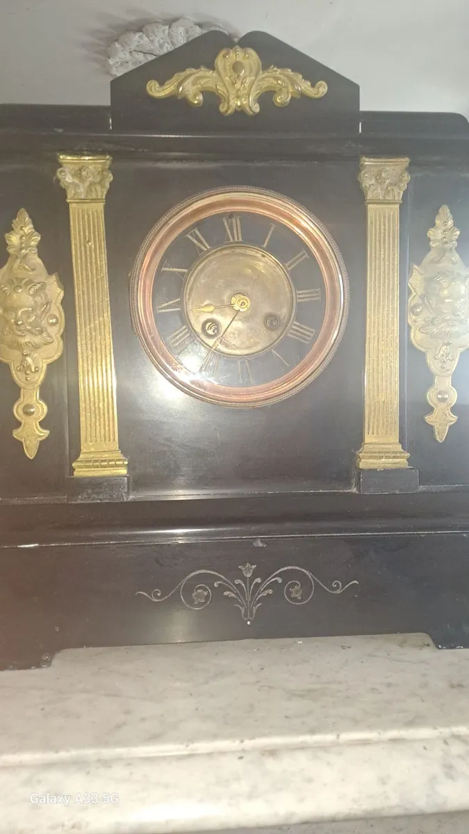 Antique French Marble clock - Image 1