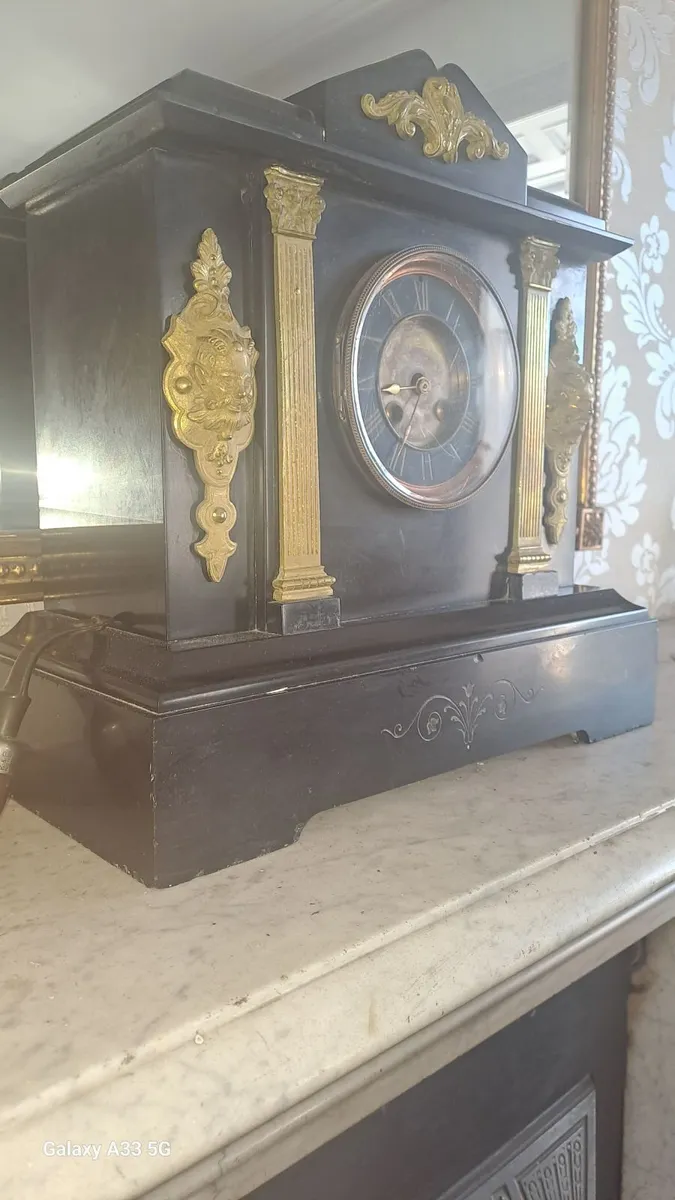 Antique French Marble clock - Image 2