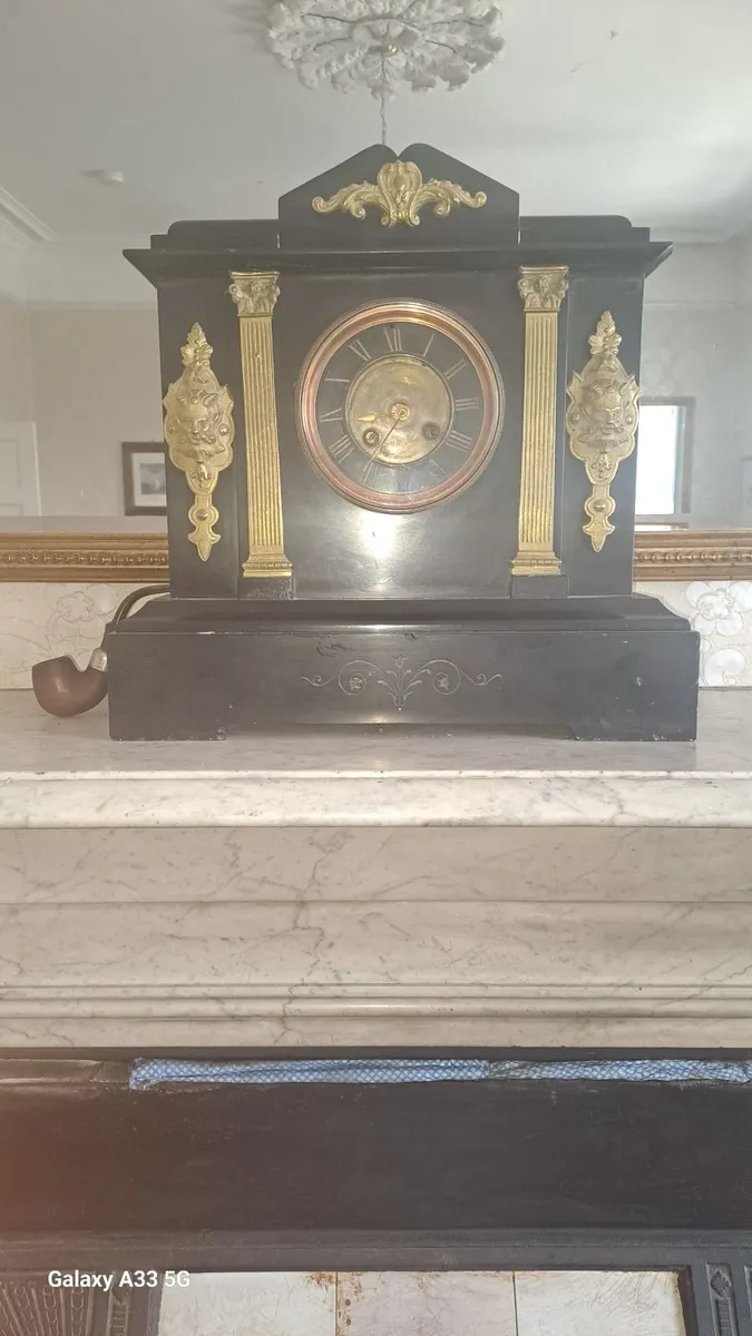 Antique French Marble clock - Image 3