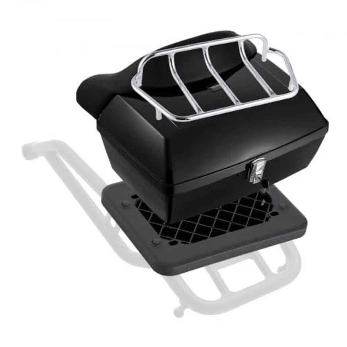Motorcycle Top Case, Universal Durable PP Material - Image 1