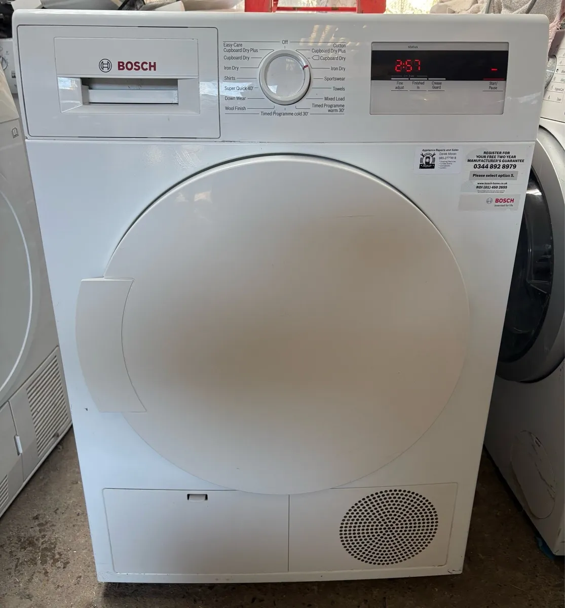 Bosch Condenser Dryer (Heat Pump)