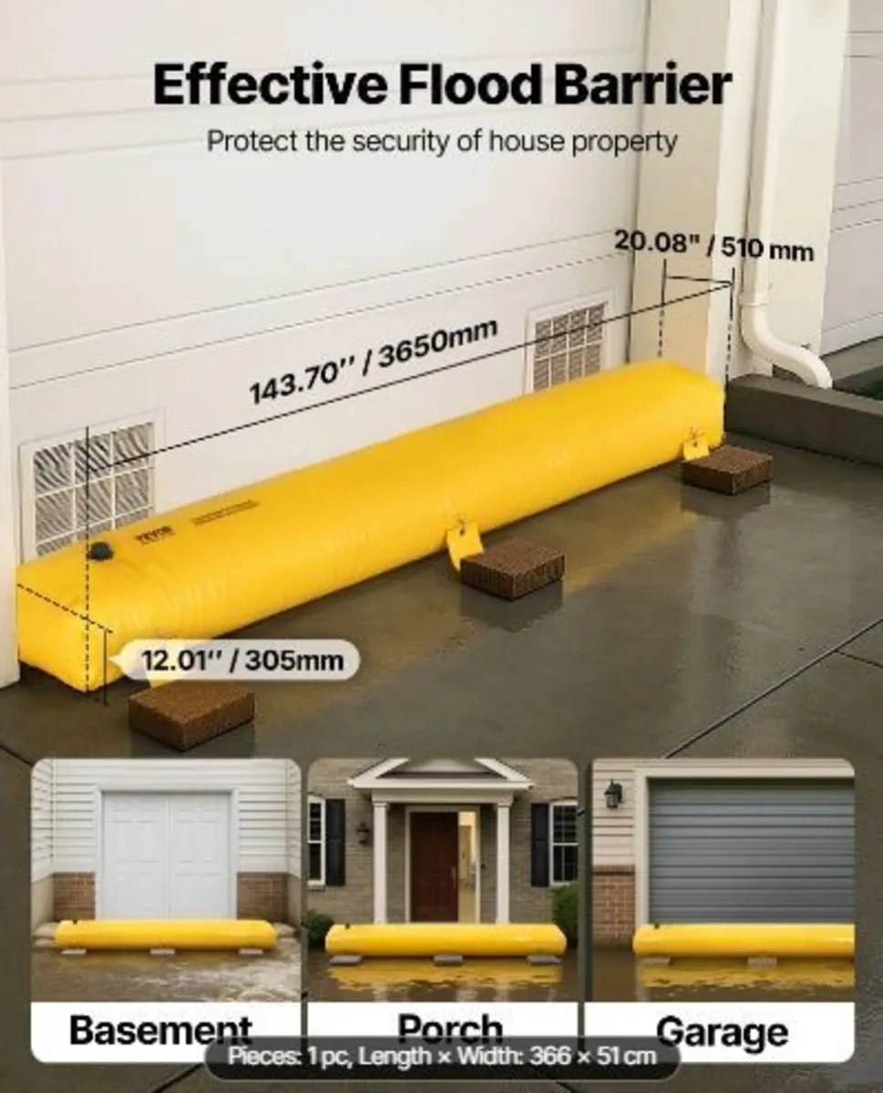 Flood Barrier, 3.66 m Length x 51 cm Height - Image 2